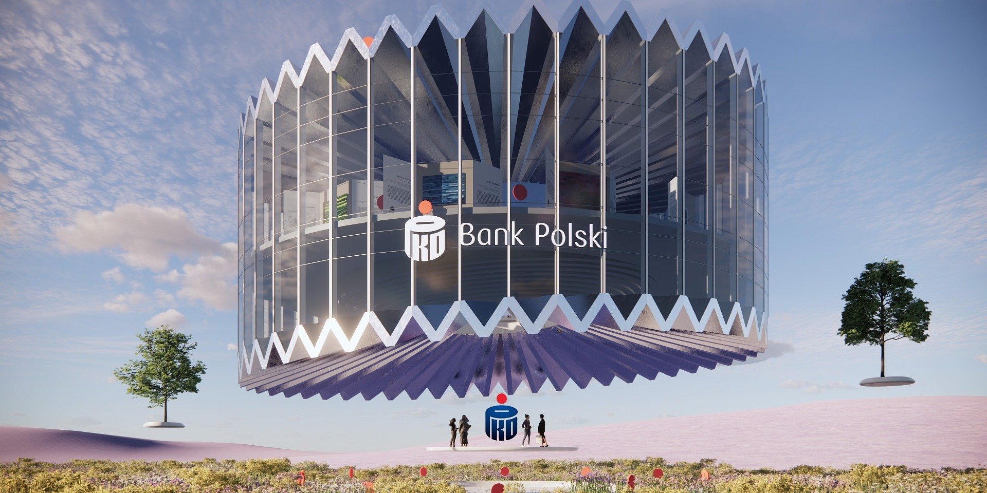 Grafika w kafelku PKO Bank Polski has received the Global Retail Banking Innovation Award 2023 for building a brand presence in the Metaverse