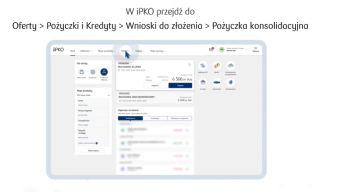 Grafika Jak wziąć pożyczkę konsolidacyjną w serwisie iPKO?