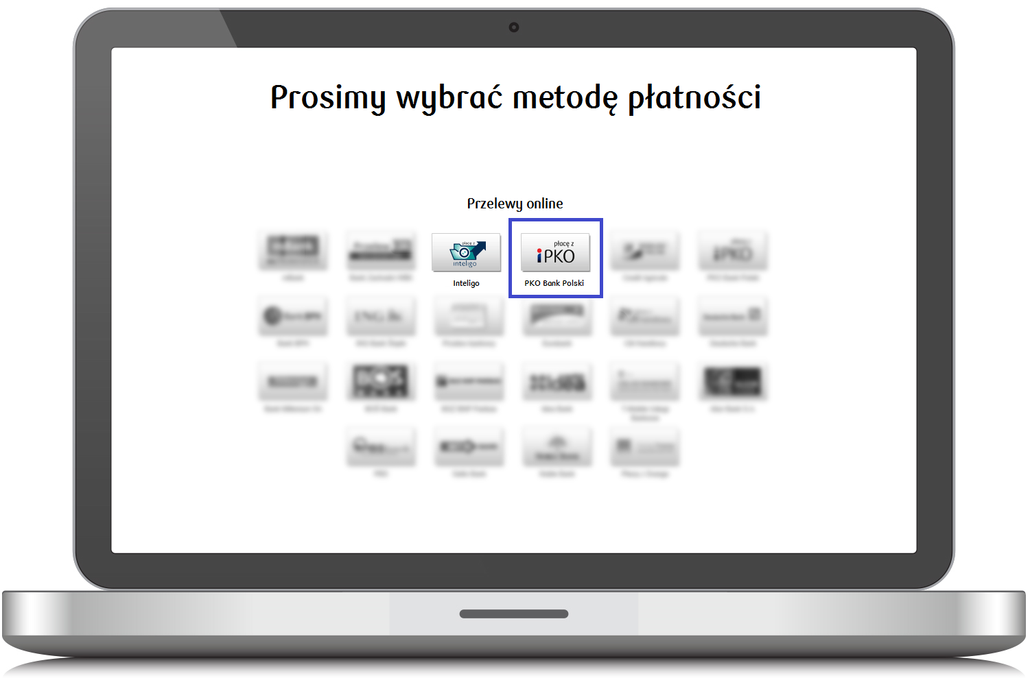 Wybierz metodę płatności