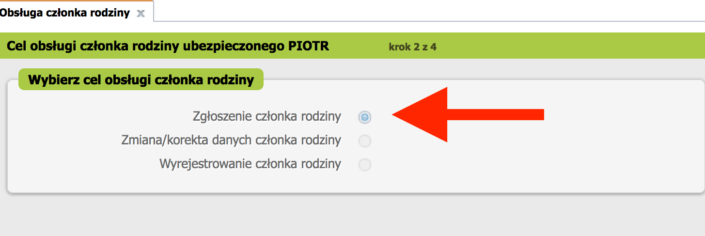 Zgłoszenie członka rodziny do ubezpieczenia – instrukcja krok po kroku 
