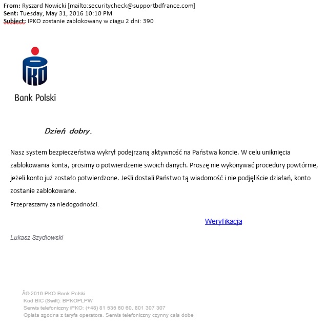 Uwaga na nowe zagrożenia w sieci! - PKO Bank Polski