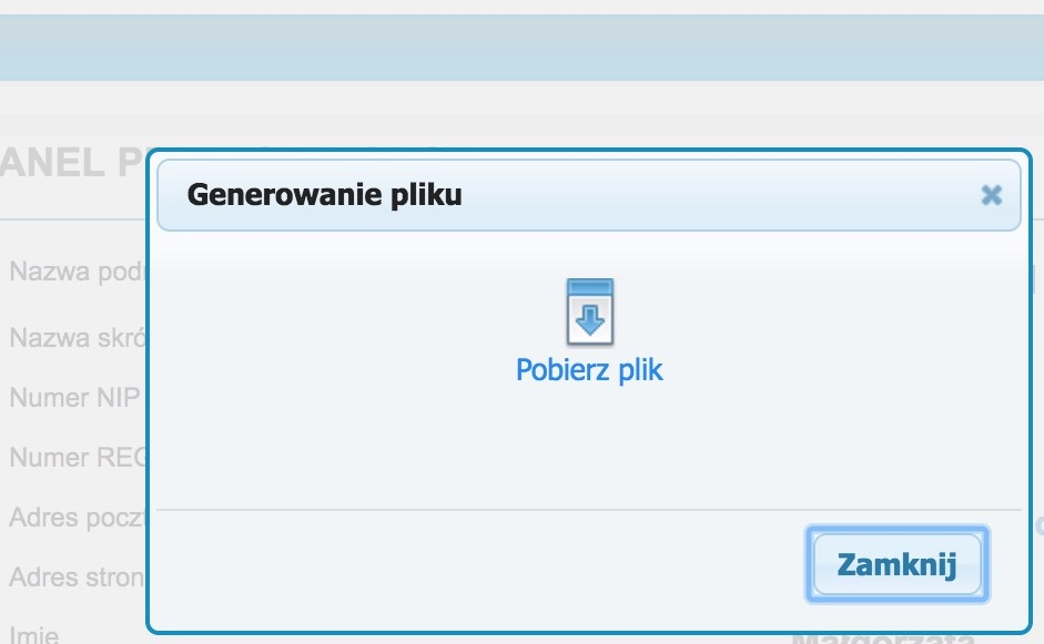 Zaświadczenie o wpisie do CEIDG