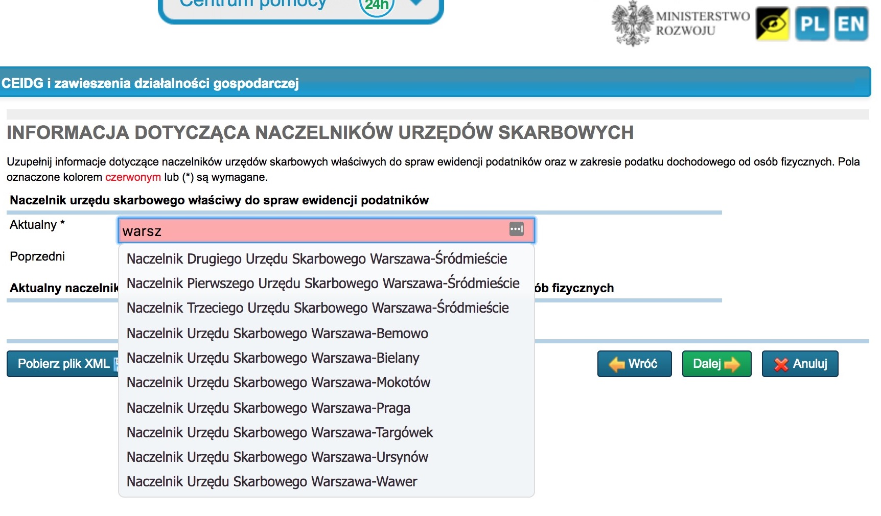 Jak zawiesić działalność przez internet