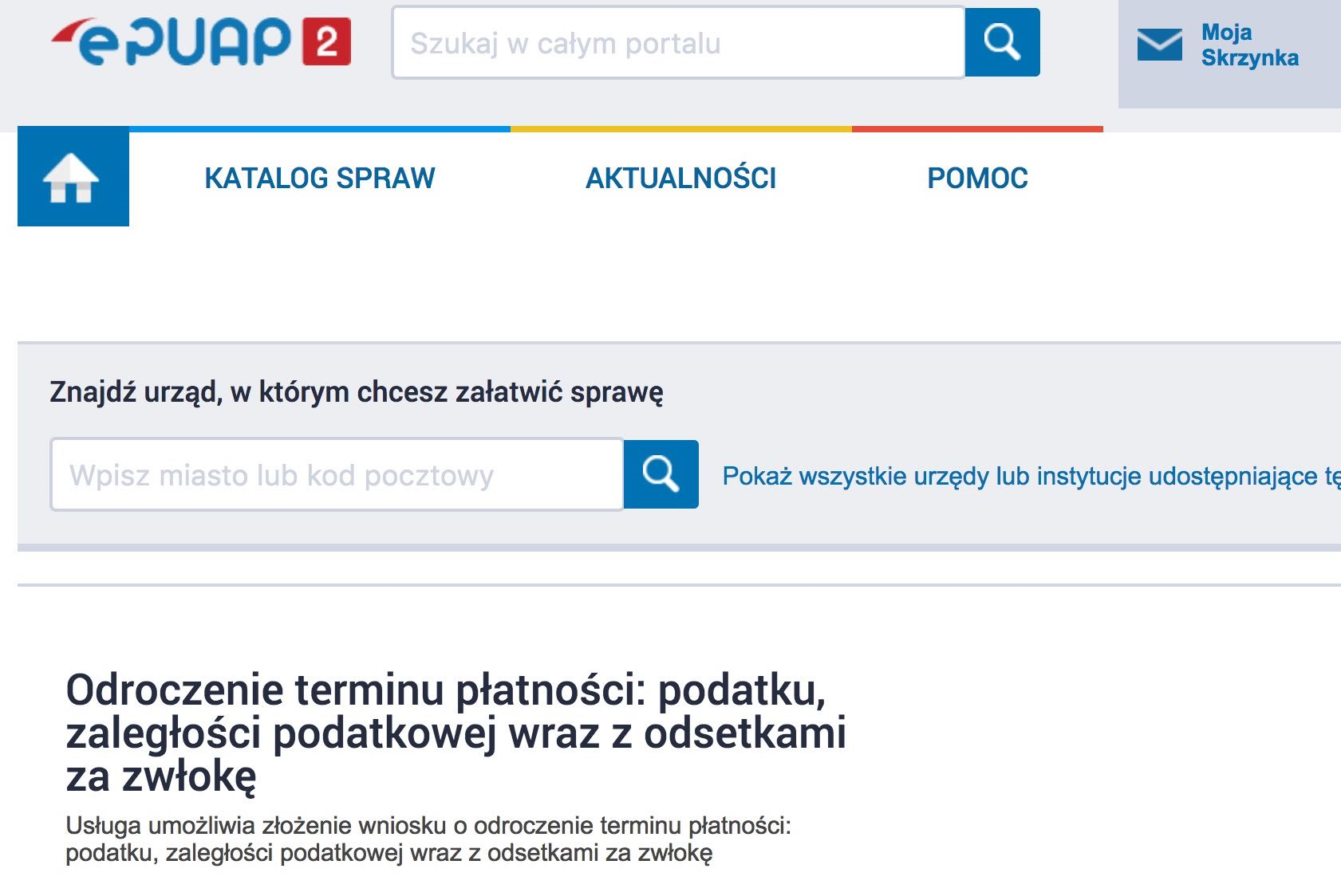 Odroczenie terminu płatności: podatku, zaległości podatkowej wraz z odsetkami za zwłokę