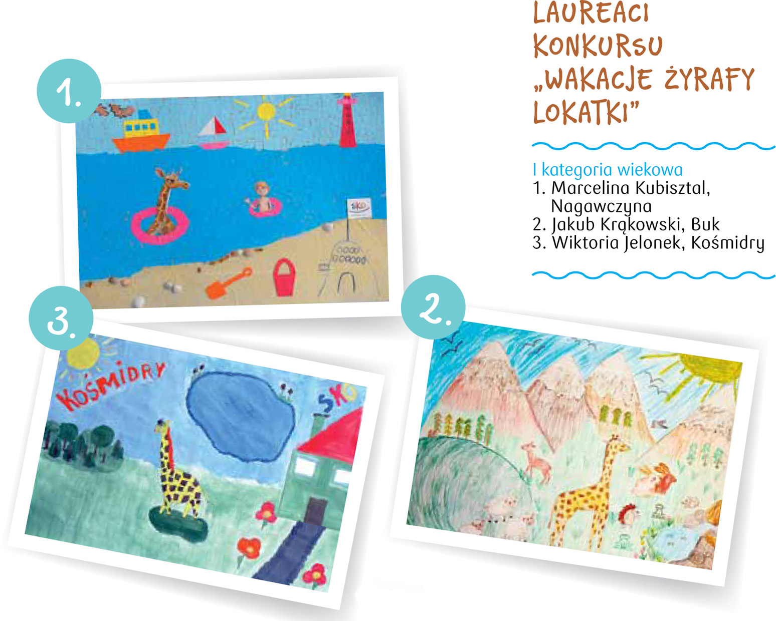 konkurs wakacje żyrafki Lokatki