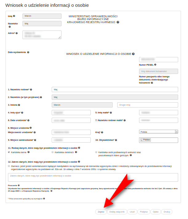 Uzyskanie zaświadczenia o niekaralności - krok po kroku