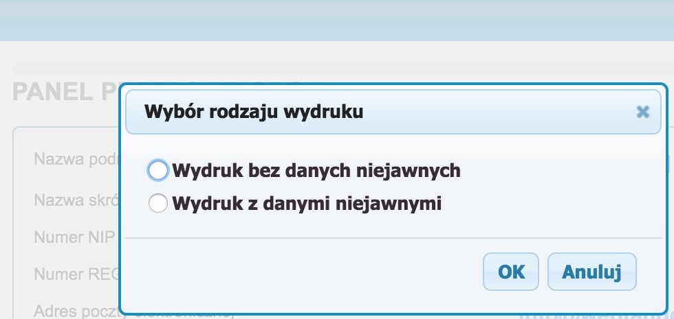 Zaświadczenie o wpisie do CEIDG