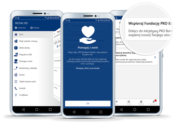 Pomagaj z aplikacją mobilną IKO i Fundacją PKO Banku Polskiego