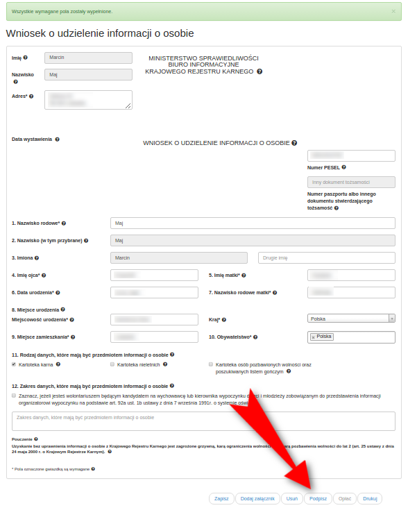 Uzyskanie zaświadczenia o niekaralności - krok po kroku