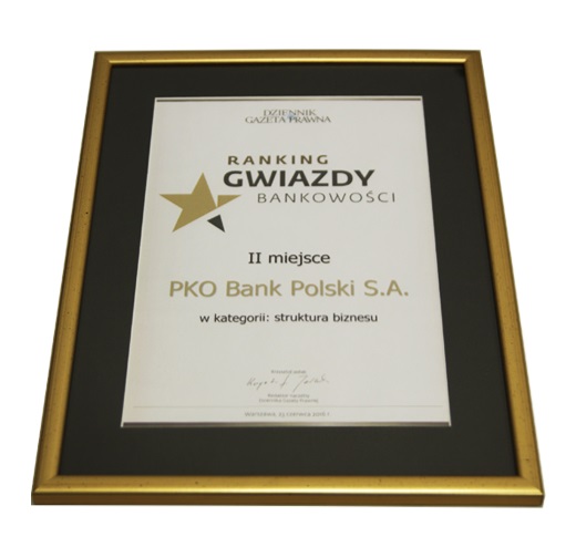 PKO BANK POLSKI WŚRÓD GWIAZD BANKOWOŚCI